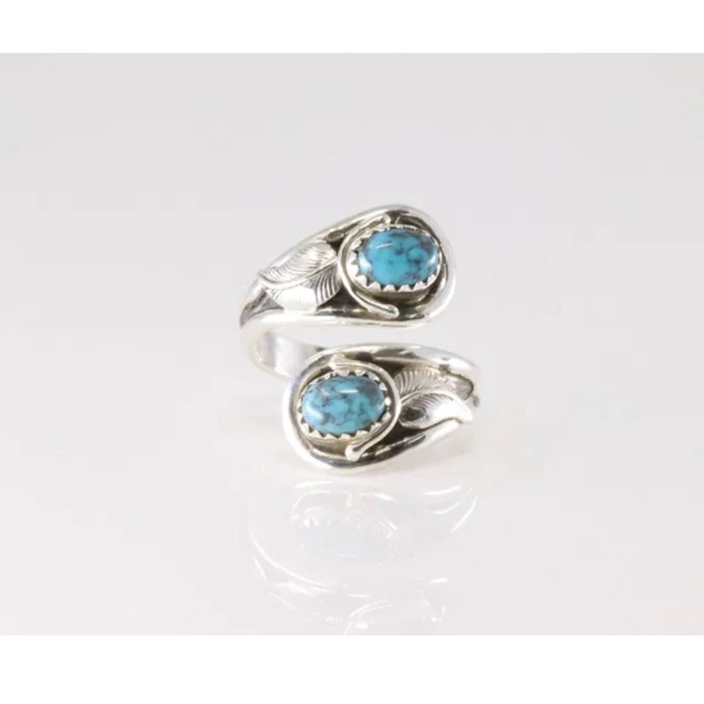 Sterling Silver and Turquoise Navajo Women's Ring